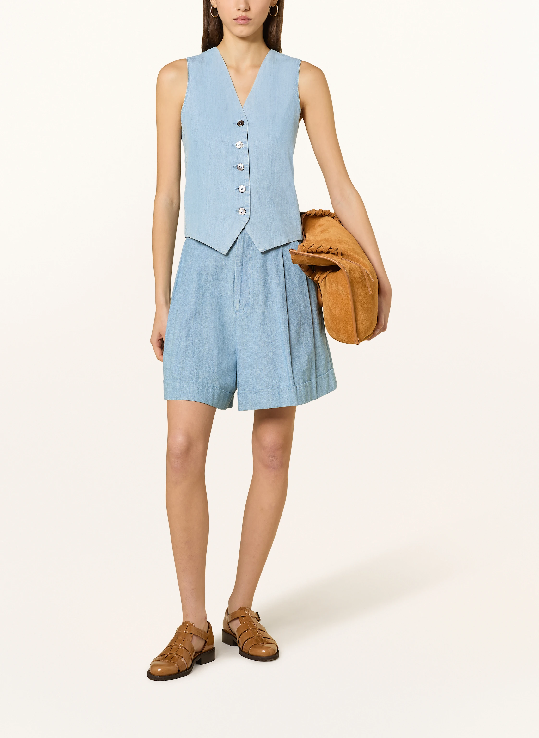 Grace Blazerweste in Jeansoptik