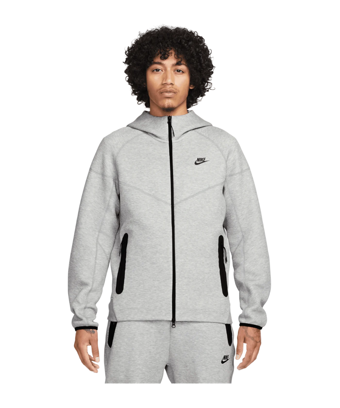 Nike Tech Fleece Windrunner Jacke Grau F063