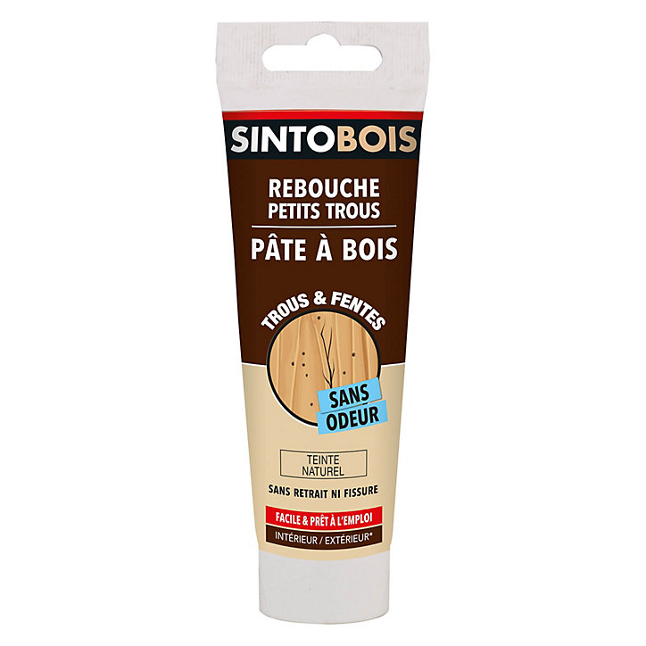 Pâte à bois à l'eau Naturel Sintobois 80g
