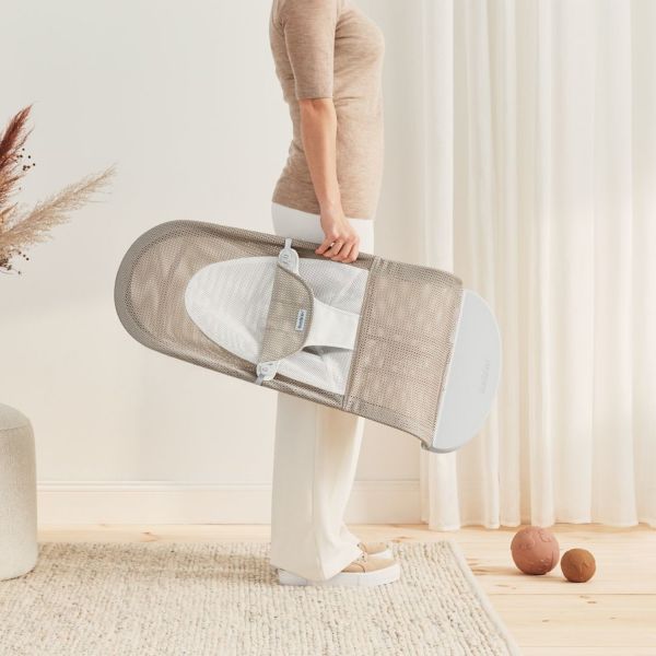 BabyBjörn Balance Soft Wipstoel Mesh Hemelsblauw / Wit