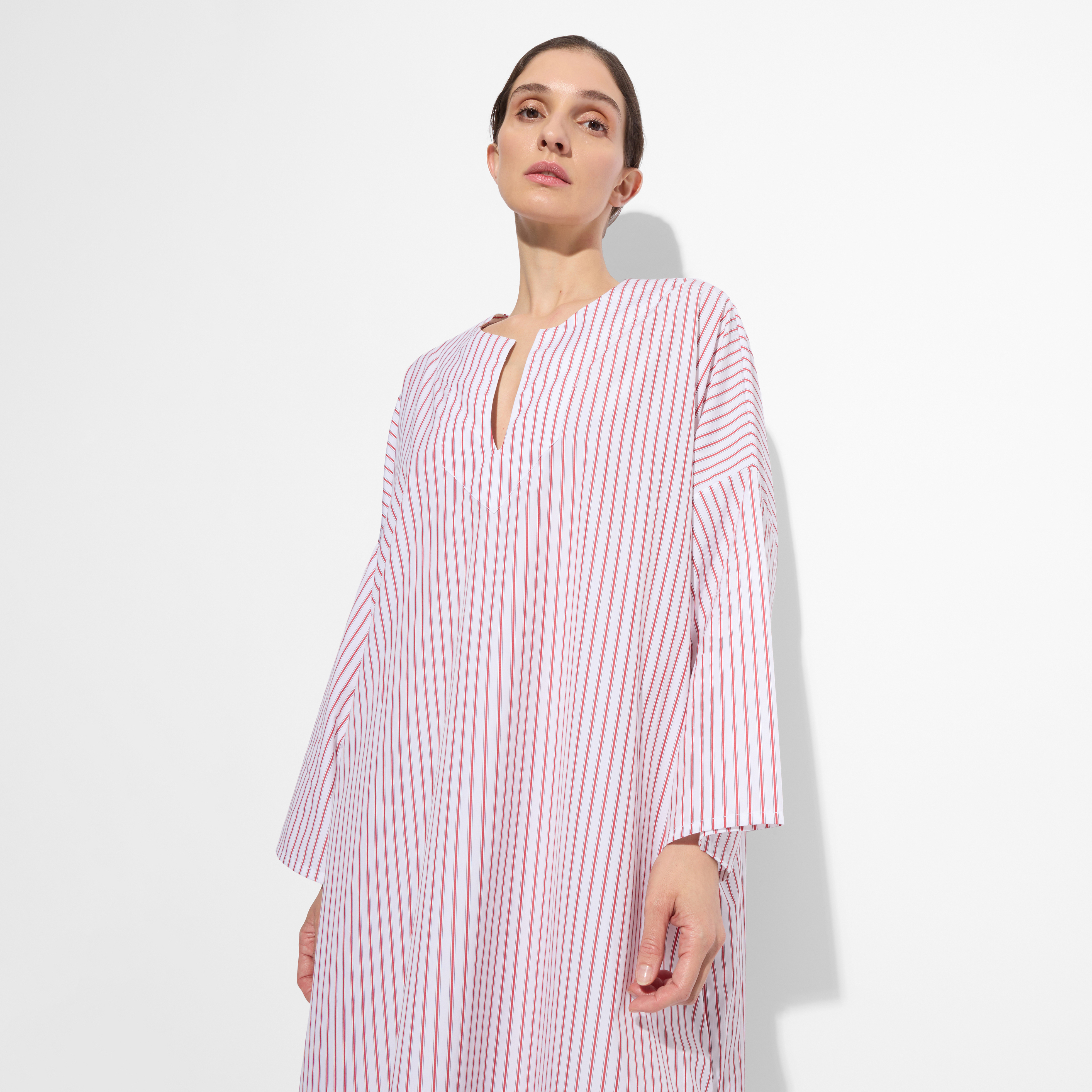 Caftan en Coton Femme Unie - Vilebrequin x Ines de la Fressange