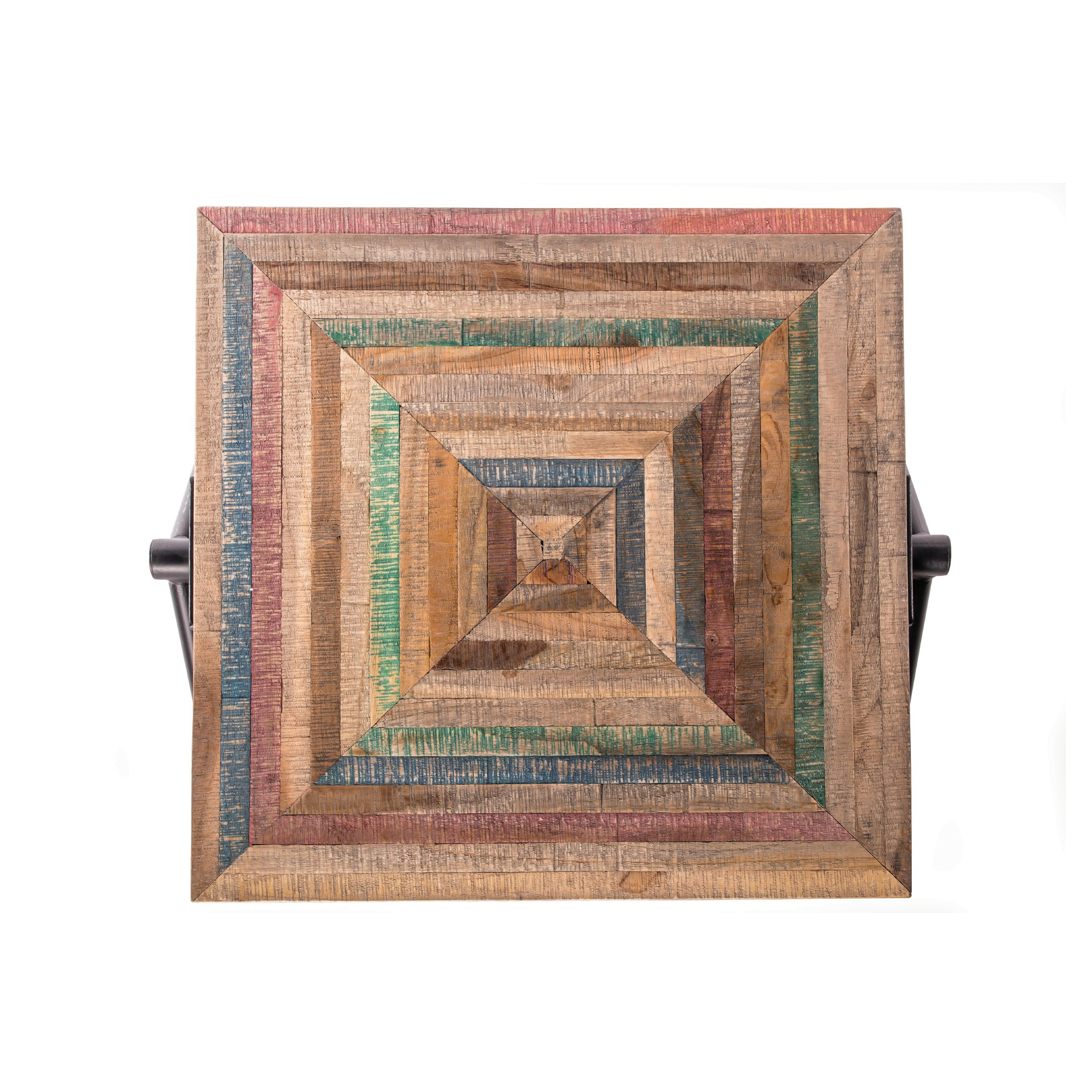 Kaffeetisch 'Cassete' S, multicolor, L 70 cm, B 70 cm, H 33 cm von fischer's lagerhaus