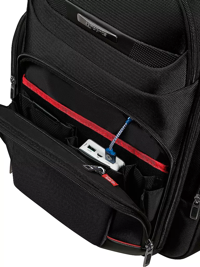 SAMSONITE Rucksack PRO-DLX erweiterbar Black schwarz