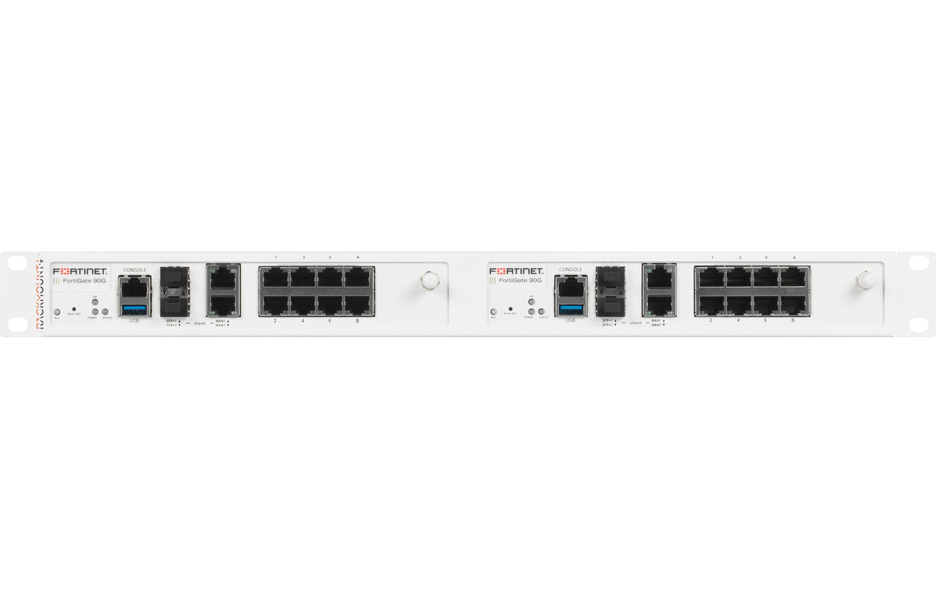 Rackmount Kit RM-FR-T20 für FortiGate 90G Series Duo<br>Räumen Ihr 19-Zoll-Rack auf und erhöhen die Zuverlässigkeit Ihres Geräts