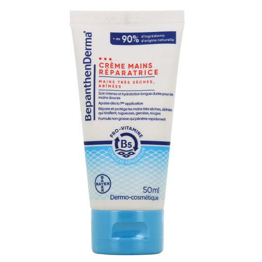 Bepanthenderma crème réparatrice mains très sèches et abîmées