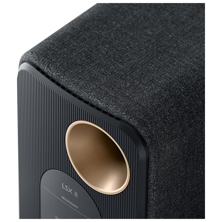 KEF LSX II - Noir Carbone