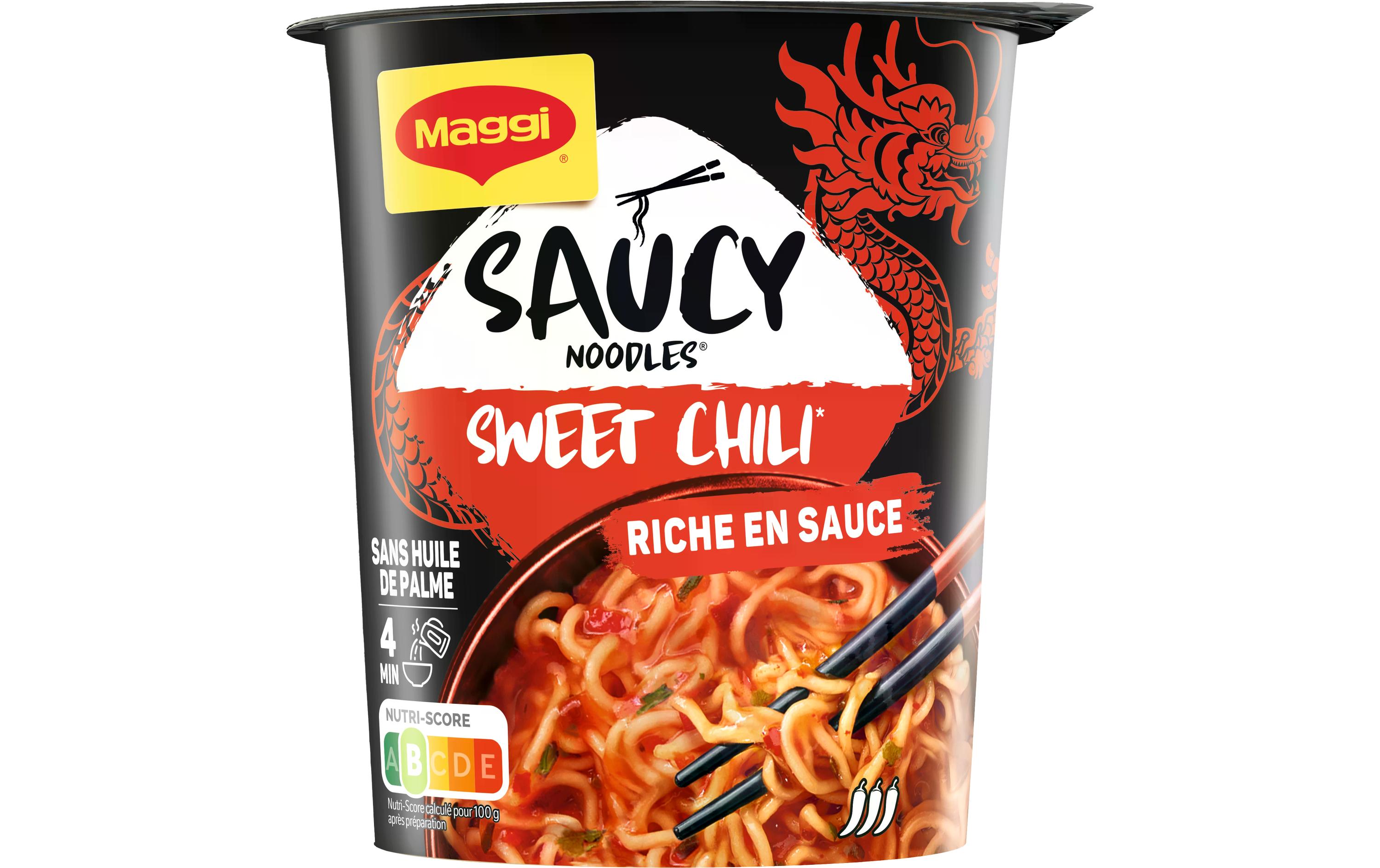 Fertiggericht Saucy Noodle Sweet Chili 75 gNudelgericht mit Chili-Geschmack