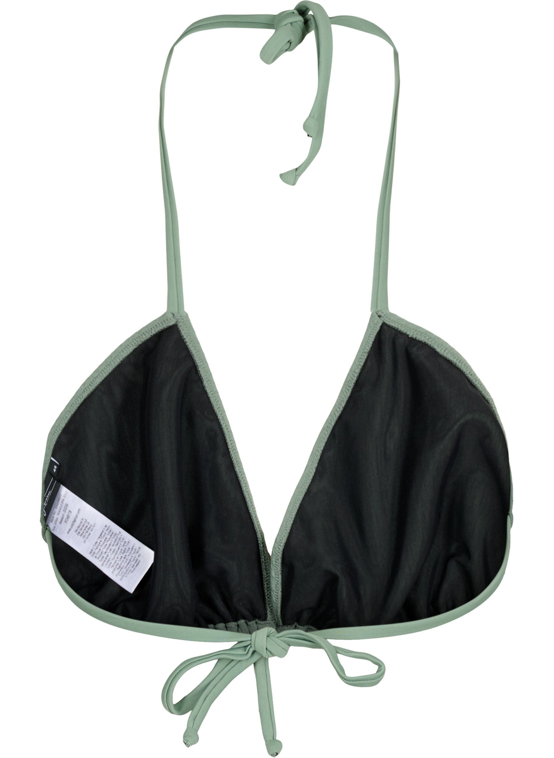 Trekants bikini bh med crepe struktur