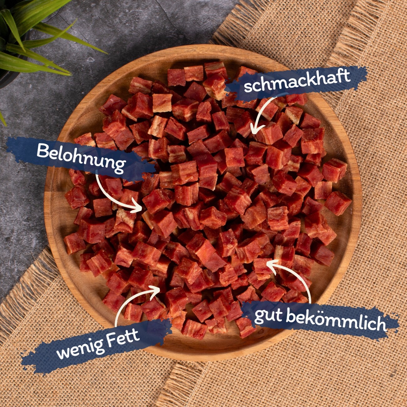 Lyra Pet Entenfleischwürfel mit Fisch 1 kg