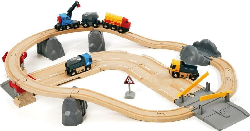 BRIO Spoor en Weg Transportset - 33210
