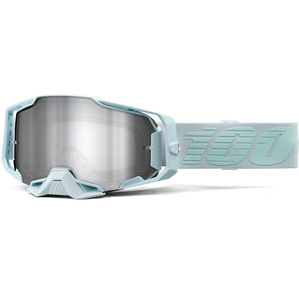 100% - Masque Armega Fargo - Silver Flash Mirror Bleu / Gris
