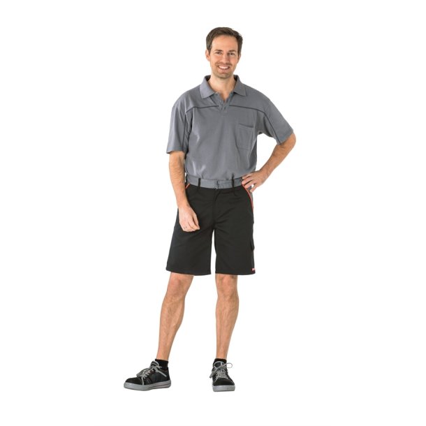 2471 Visline shorts sort / orange / zink