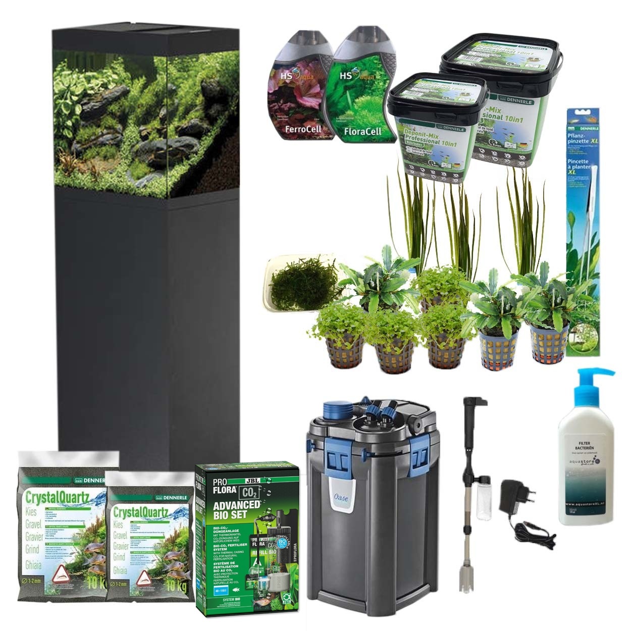 Oase StyleLine 85 Zwart Pro Set | Complete set