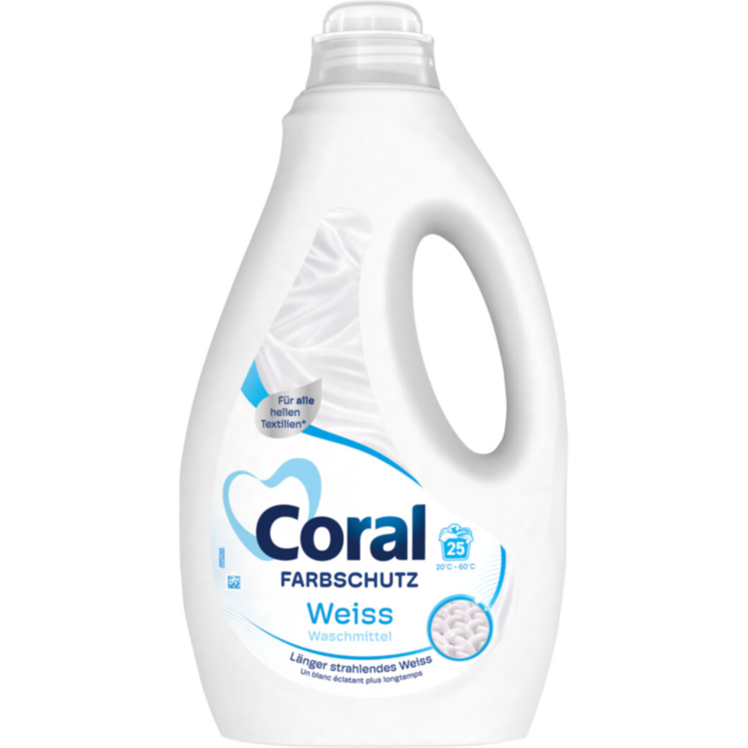 Coral Flüssig-Waschmittel Optimal White 25 Waschgänge