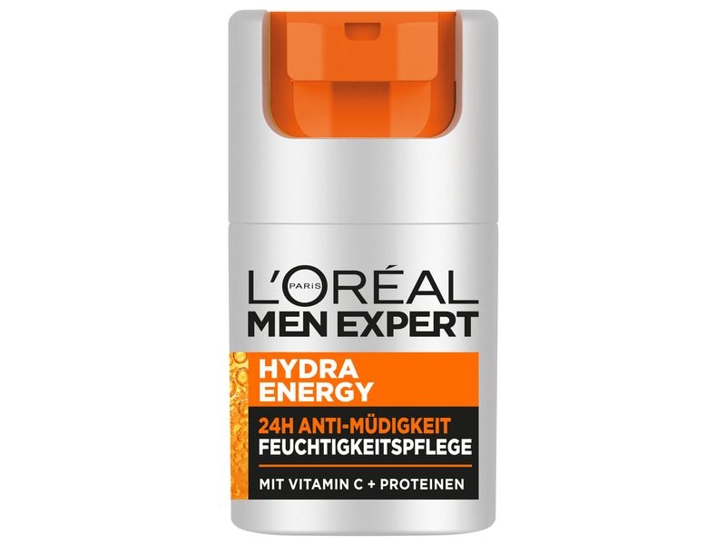 L'Oréal Men Expert Gesichtspflege Expert Day Cream Hydra En Feuchtigkeitspflege bekämpft mithilfe von Vitamin C und Proteinen müde Männerhaut