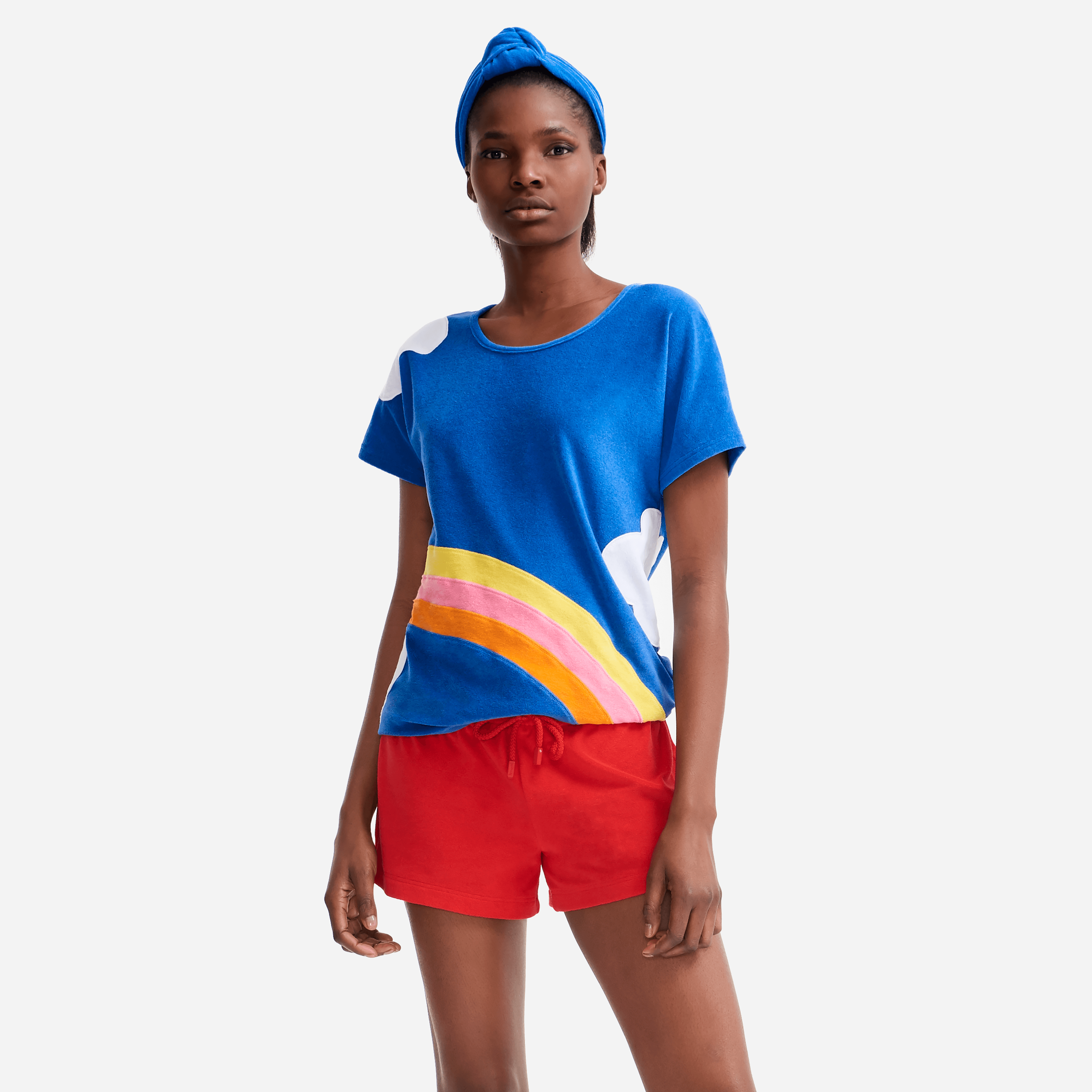 Shorty femme en éponge uni - Vilebrequin x JCC+ - Edition limitée | Site Vilebrequin | FI1E9Q00