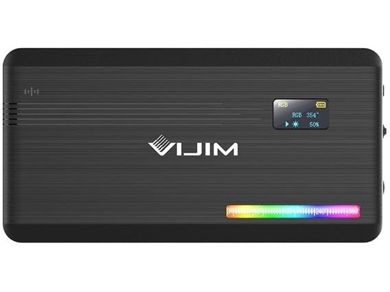 VIJIM Videoleuchte VL196 RGB LED-Licht mit Spezialeffekten