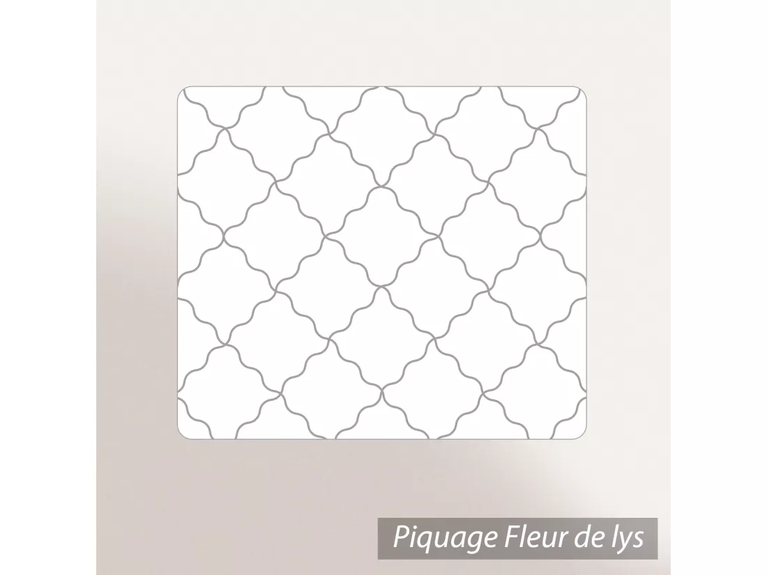 Couette tempérée 260x240 cm CELESTE garnissage fibre polyester 350 g/m2