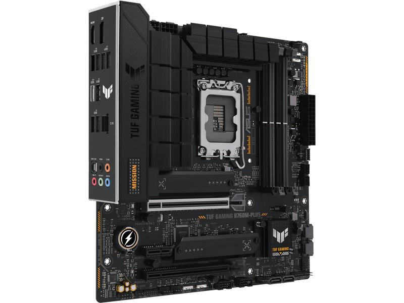 ASUS Mainboard TUF GAMING B760M-PLUS Gaming Micro-ATX-Motherboard mit LGA 1700 Sockel