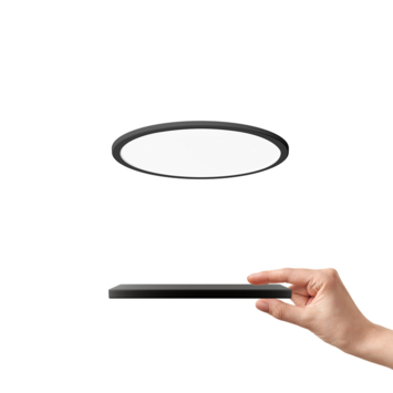 Philips badkamerlamp Superslim sceneswitch 1x18W zwart 2700K