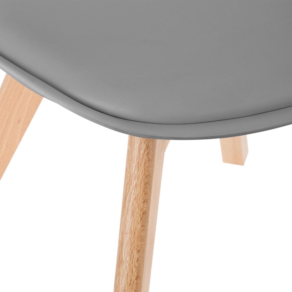 CHAISE DINER GRIS CLAIR BAYA