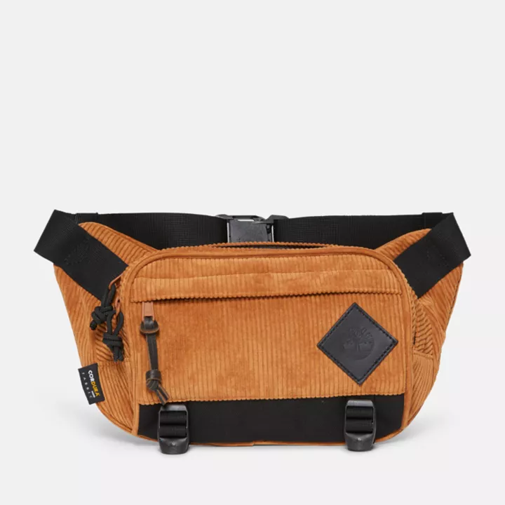 Bolsa transversal utilitária de corda na cor marrom