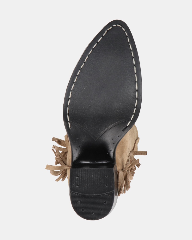 Bootstock Ruffle Cowboylaarzen  - beige