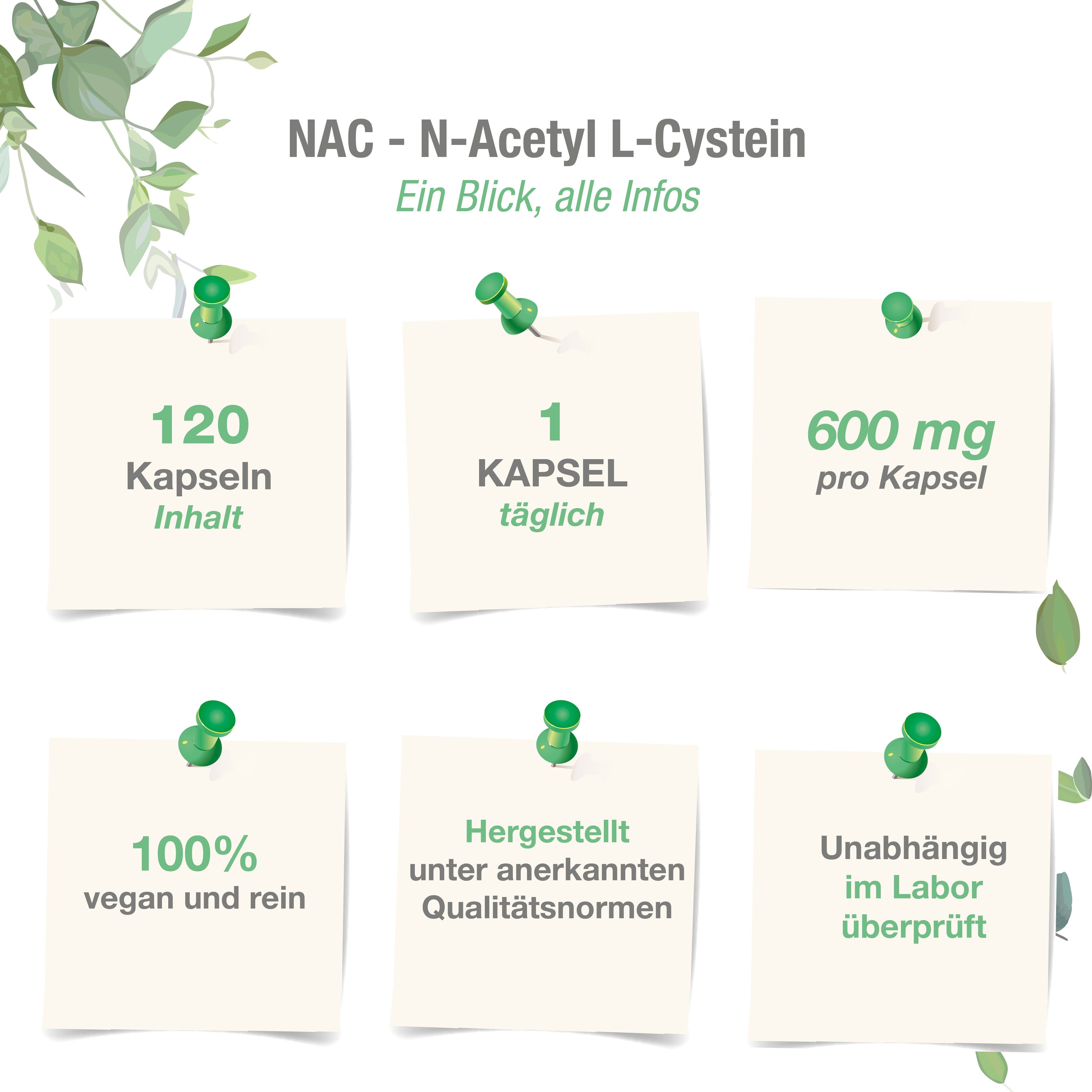 Vitabay NAC 600 mg  (N-Acetyl L-Cystein)