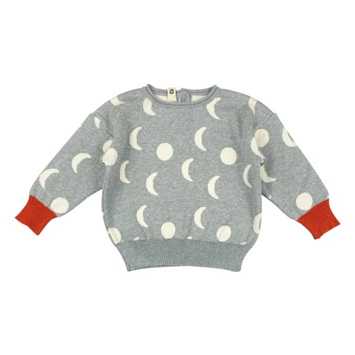 Bayiri Pull Coton Bio Moons | Gris