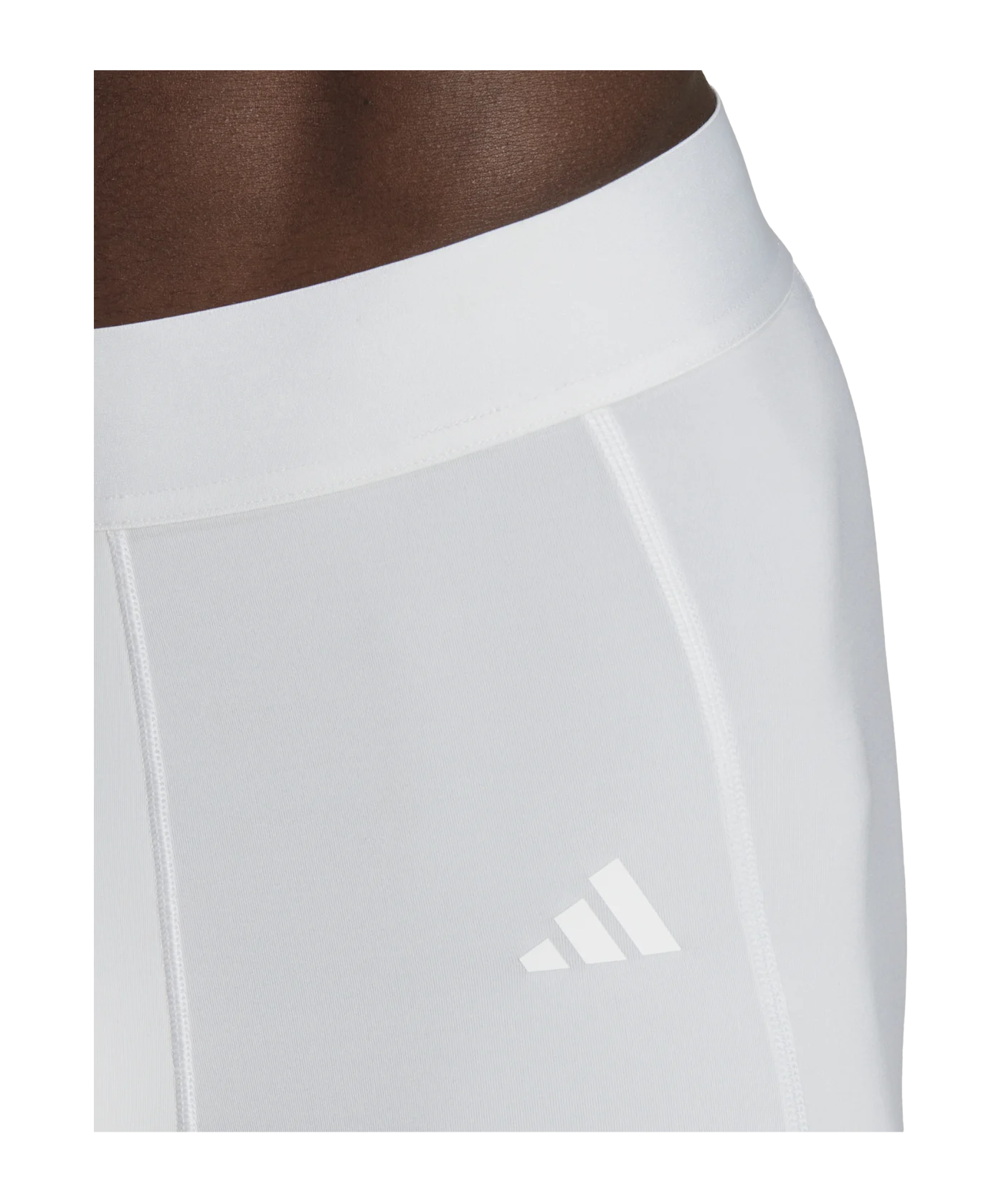 adidas Techfit Aeroready Tight Short Weiss