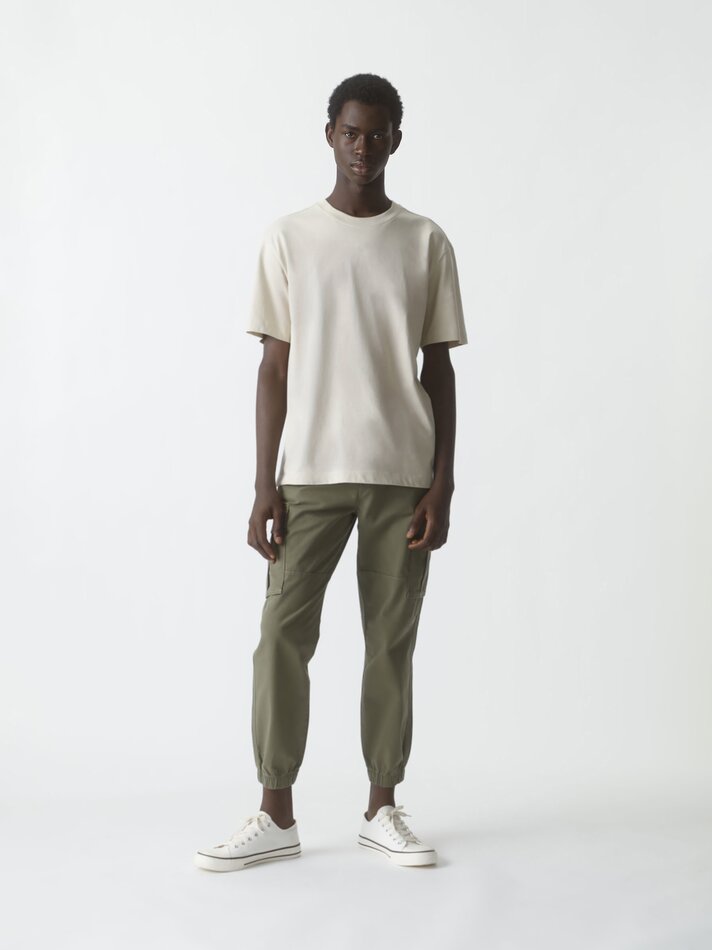 Camiseta Premium Relaxed - Bege