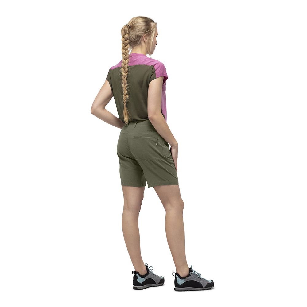 Norrona BITIHORN FLEX 1 - Short Femme olive night