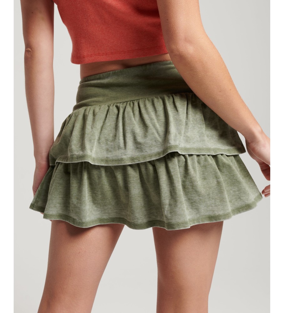 Minissaia verde Superdry anos 90