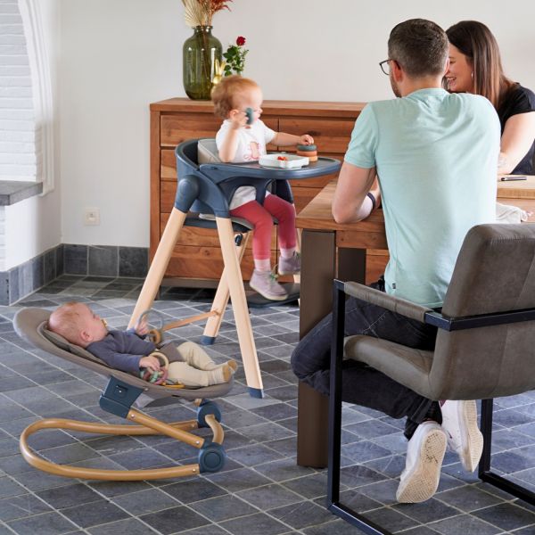 Bo Jungle Grow With Me High Chair - Shady Grey