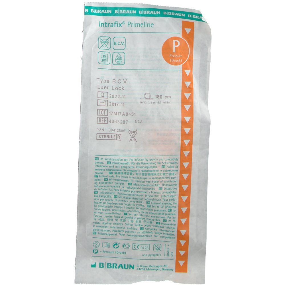 Intrafix® Air Rückschlagventil 180 cm