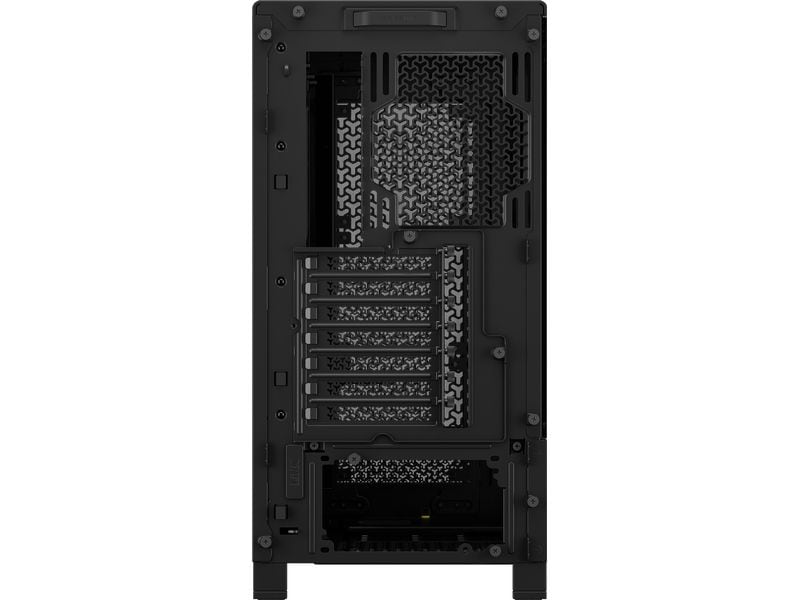Corsair PC-Gehäuse Frame 4000D Schwarz Midi Tower-Gehäuse mit Seitenfenster