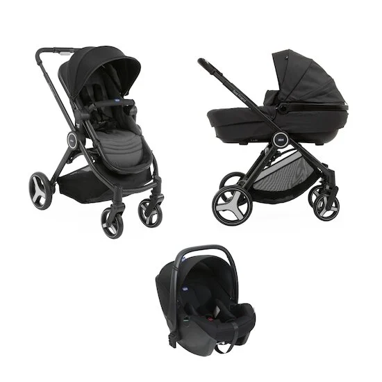 Poussette Trio Best Friend Plus Comfort i-Size   Pirate Black        de               Chicco
