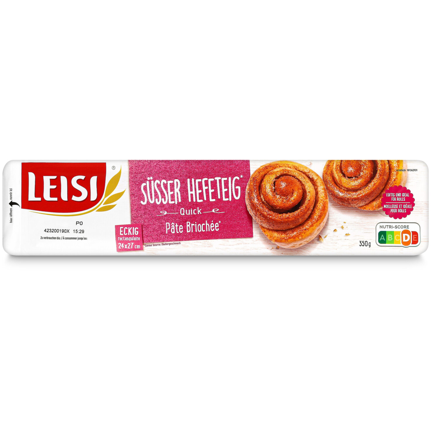 Leisi süsser Hefeteig