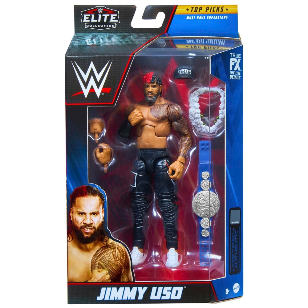 WWE Elite Top Picks Jimmy Uso Actionfigur