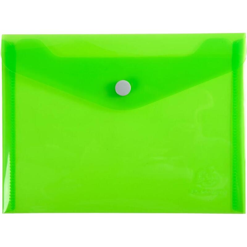 Pochette pression Iderama en polypropylène - Couleurs assorties