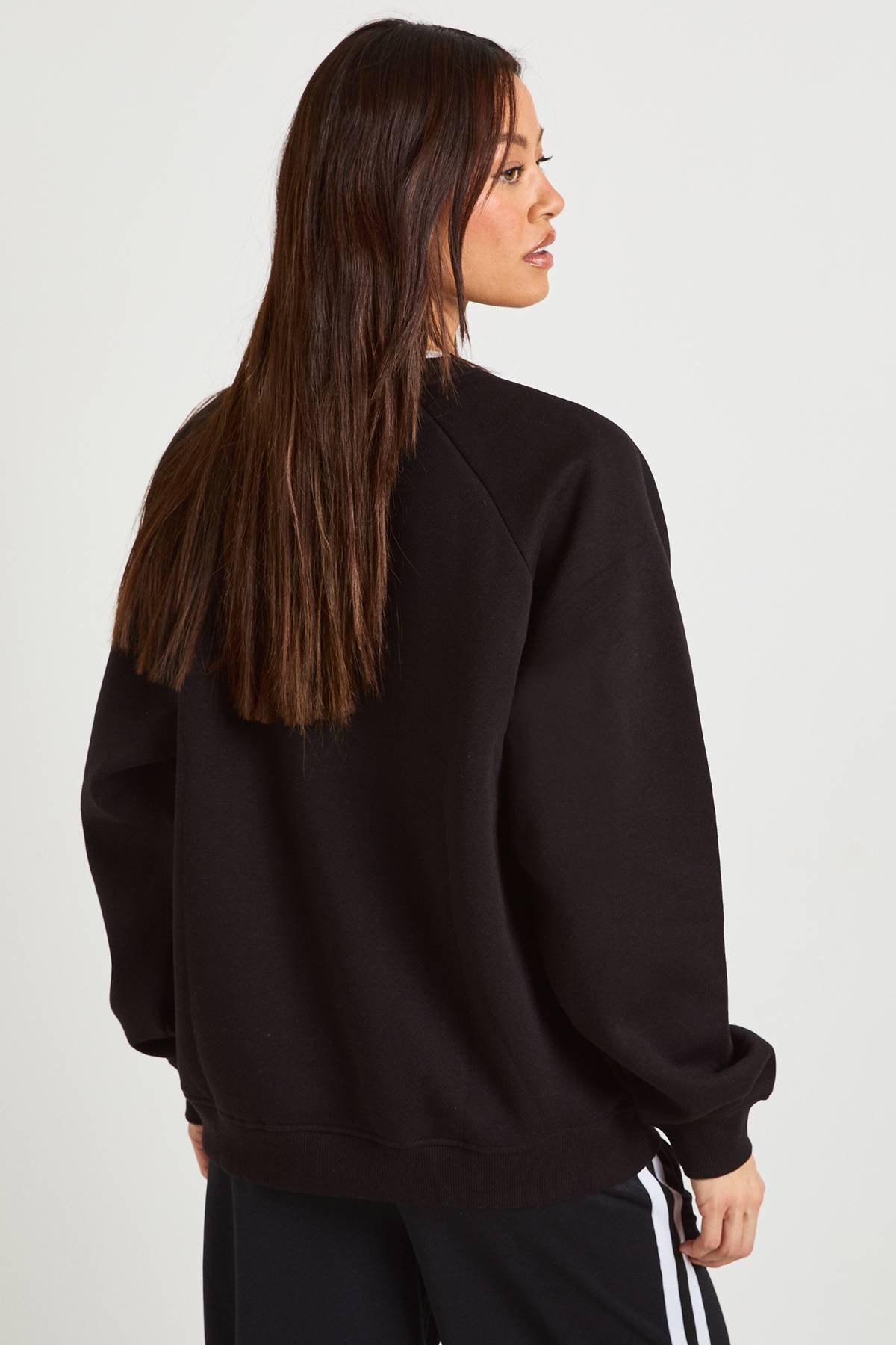boohoo Sweat-shirt Oversize Grande Taille À Coutures Raglan