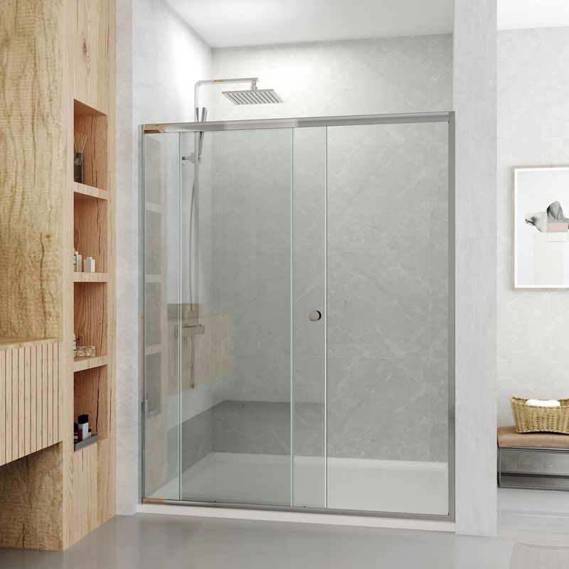 Saniclear - Slide - Schuif Douchedeur - 100x200cm - Anti-kalk