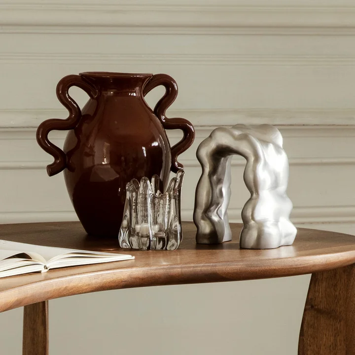 Ferm Living - Verso Blumenvase, H 27 cm, cream