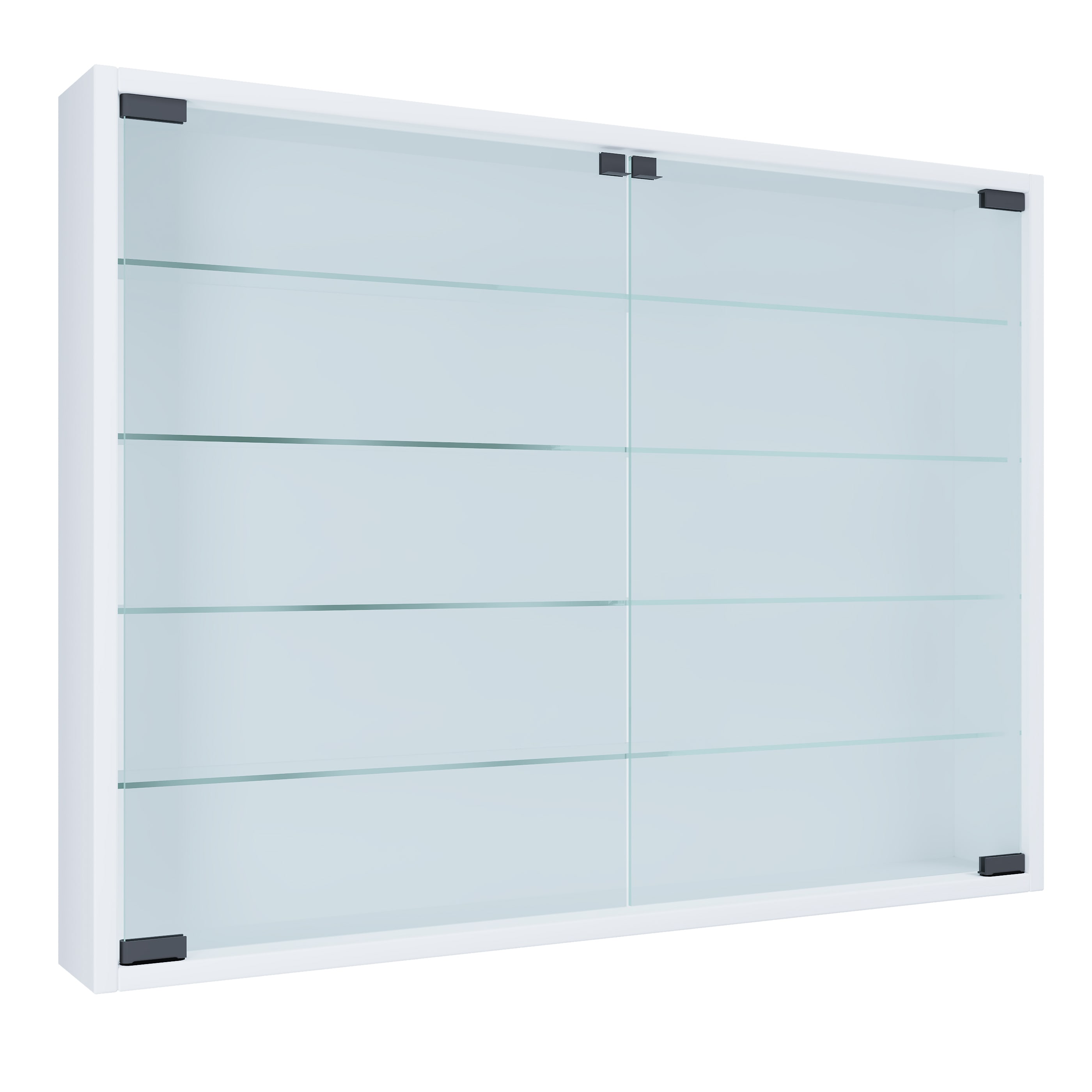 VCM Holz Glas Hängevitrine Wandvitrine Sammel Deko Sammler Vitrine Mandosa L