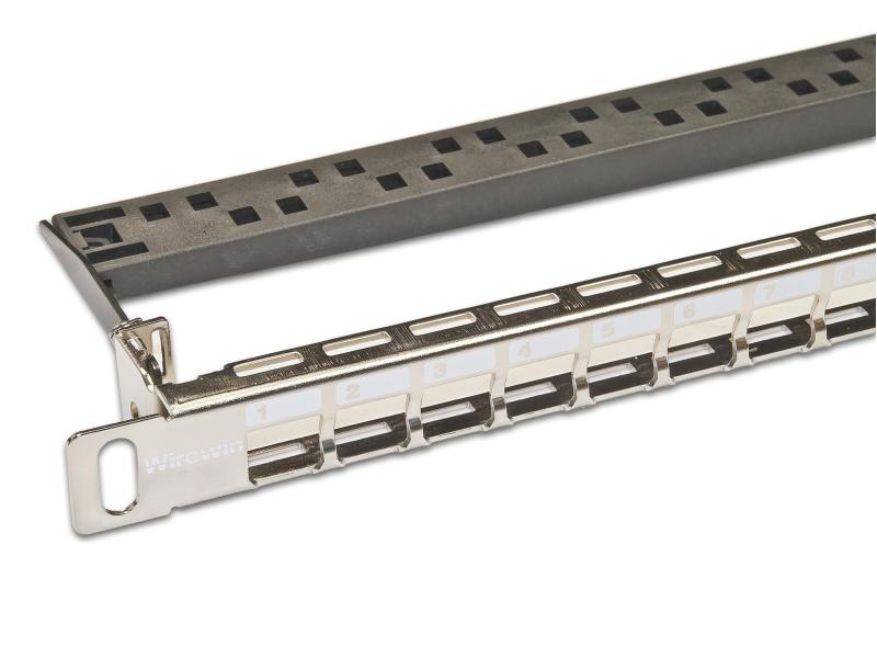 Wirewin Patchpanel 24 Port, Keystone, 0.5HE 19