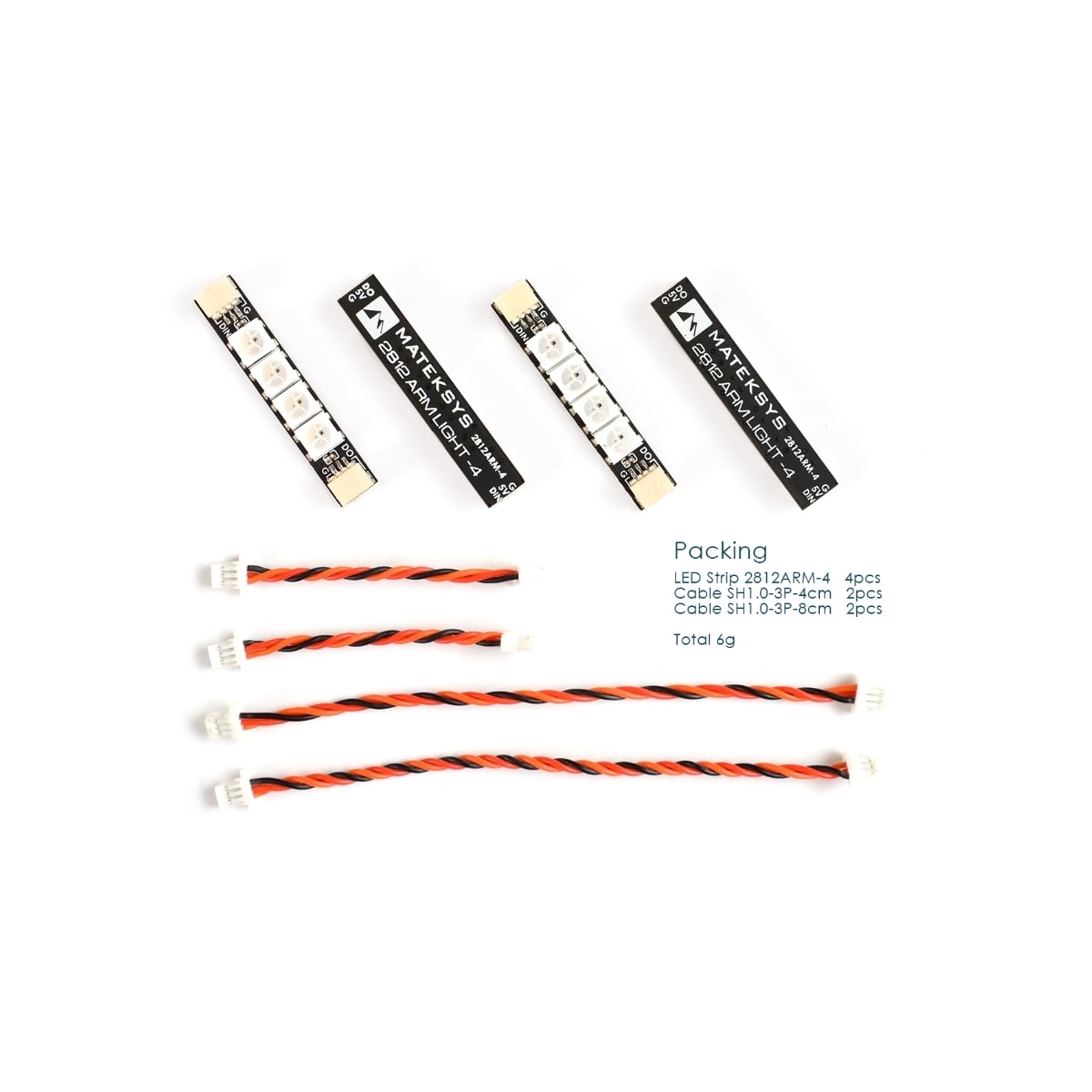 Mateksys 2812 ARM Light 4xLED 4stk