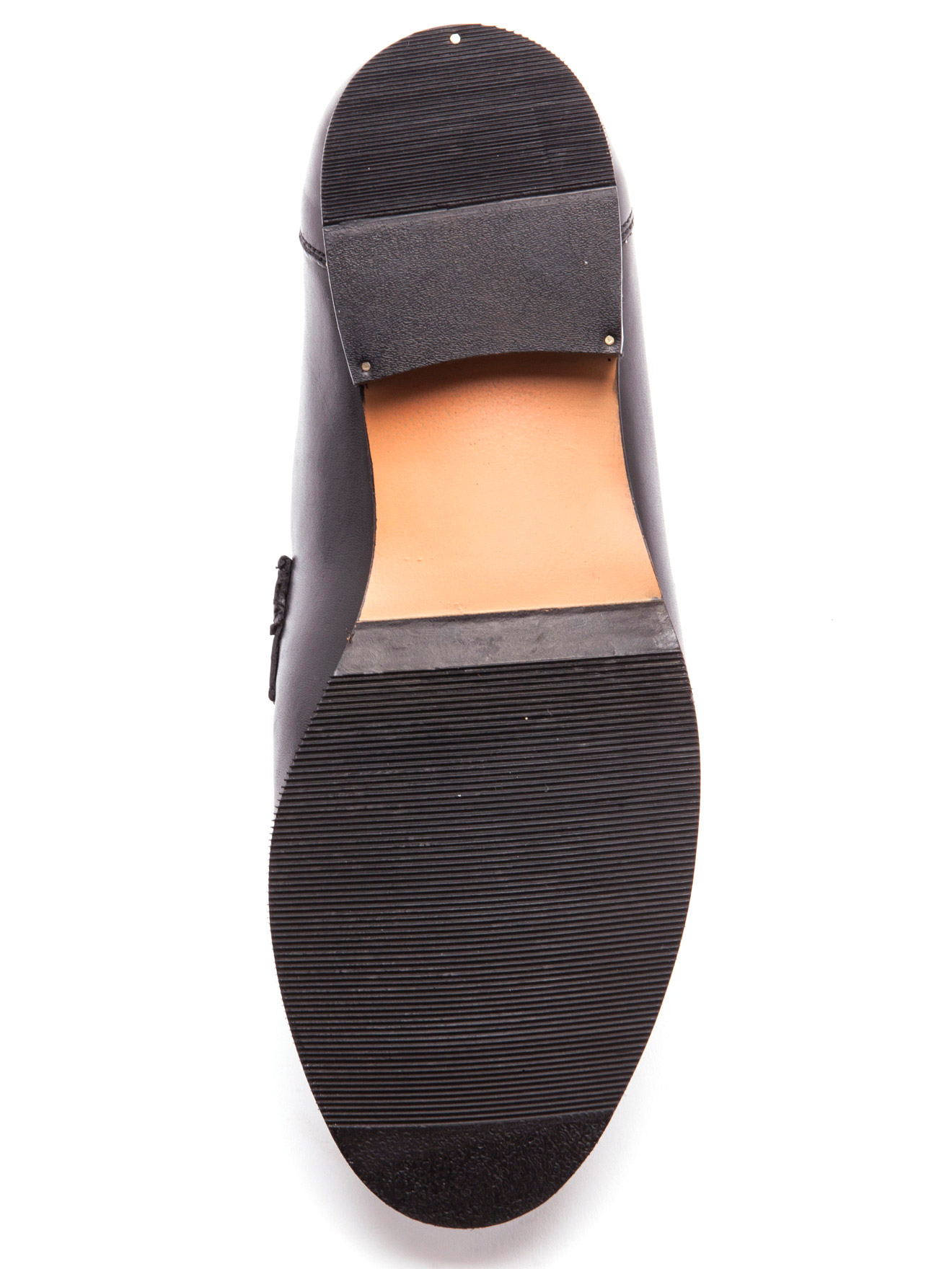 Mocassins cuir grande largeur