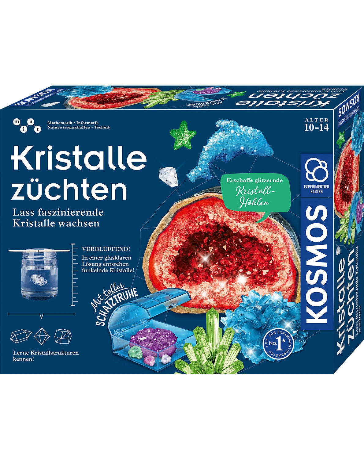 Experimentierkasten KRISTALLE ZÜCHTEN in bunt