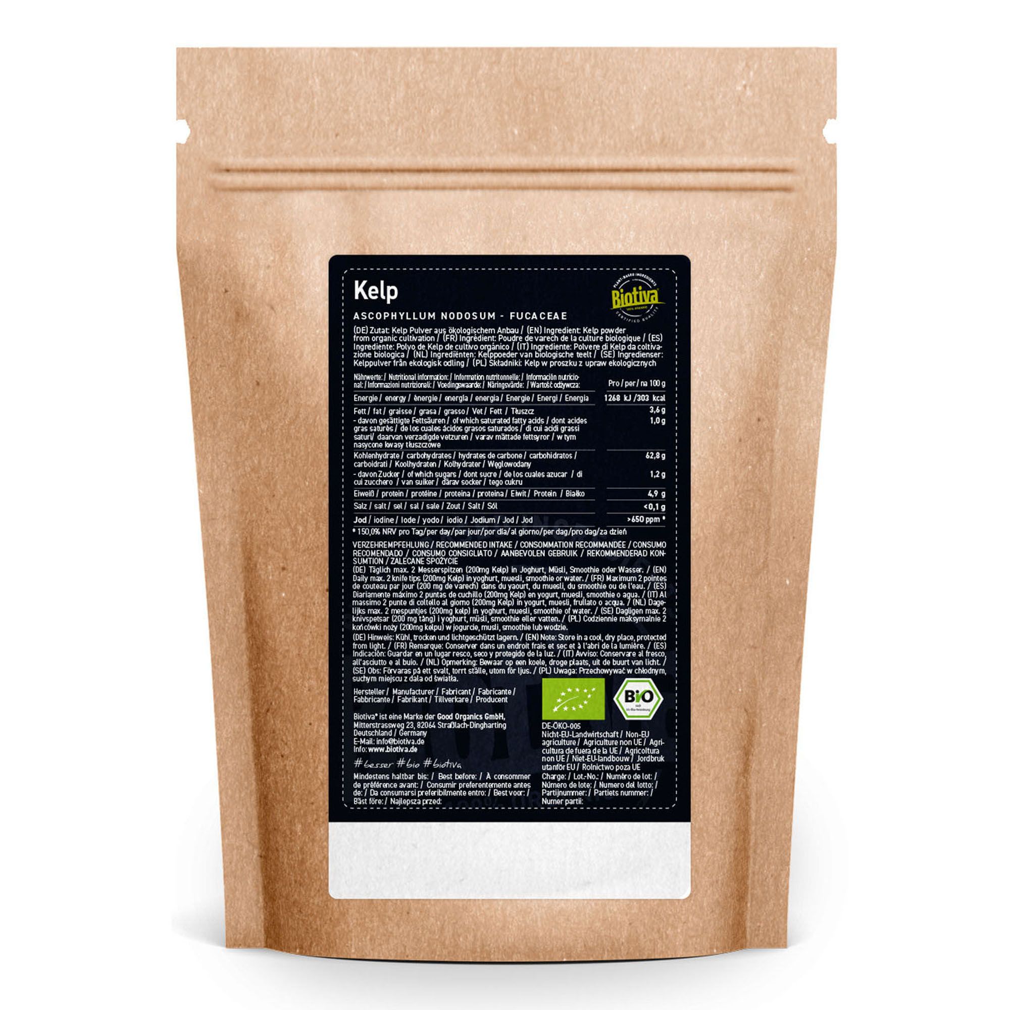 Biotiva Kelp Pulver Bio