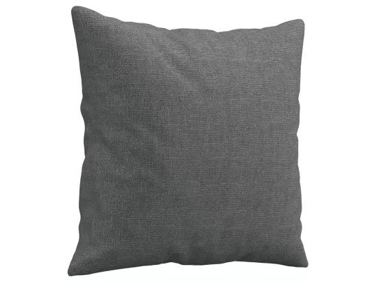 Canapé 2 places avec oreillers gris foncé 120 cm tissu